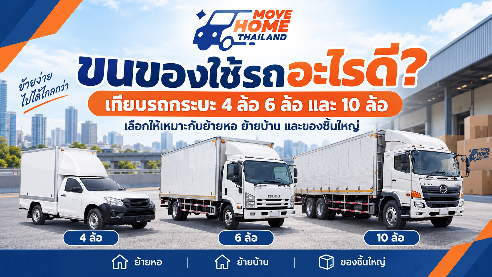 เลือกรถขนของ ให้เหมาะกับงาน